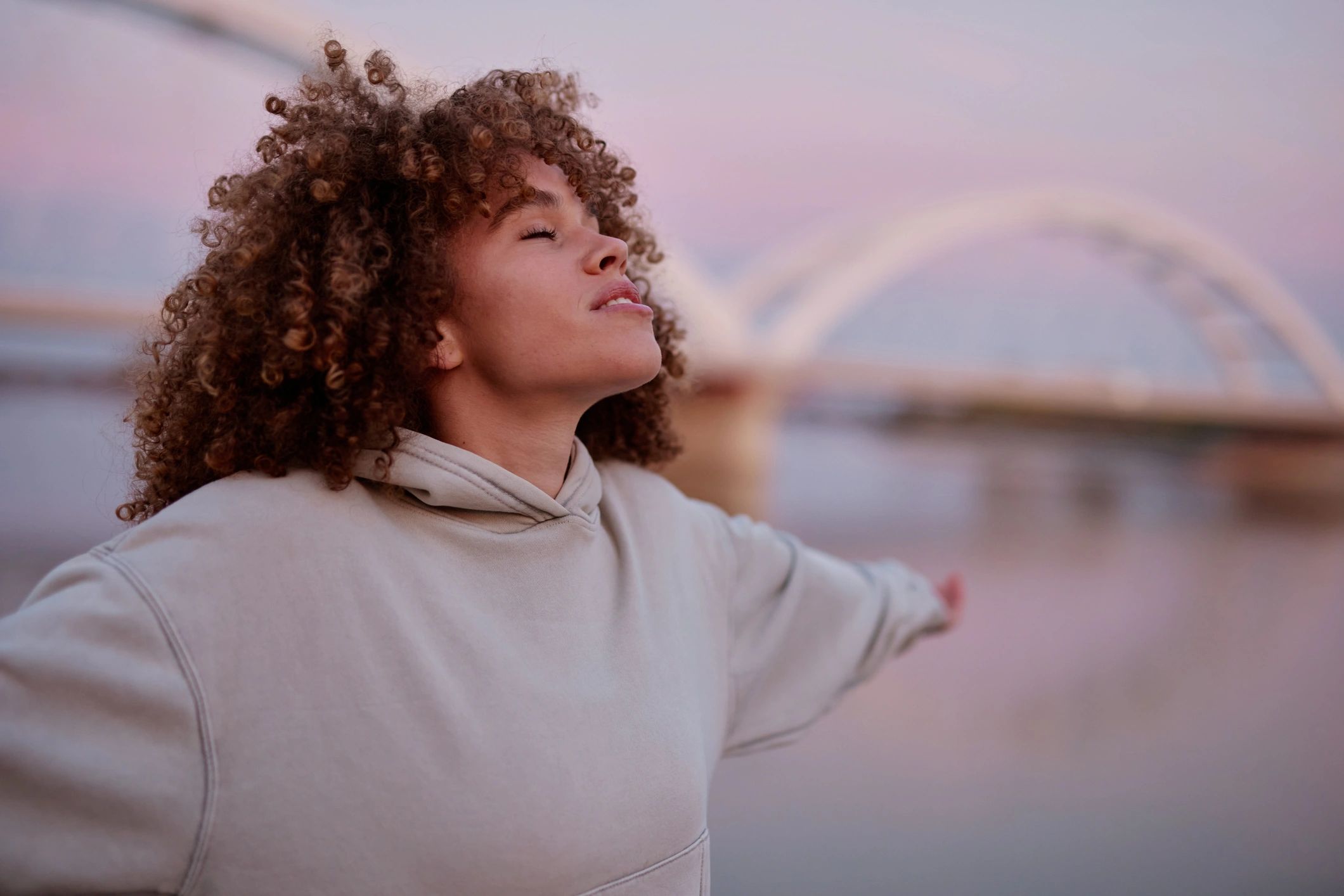 wellness affirmation hoodie natural motifs